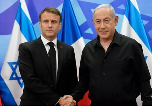 Fransa Cumhurbaşkanı Emmanuel Macron'dan, İsrail ziyareti.