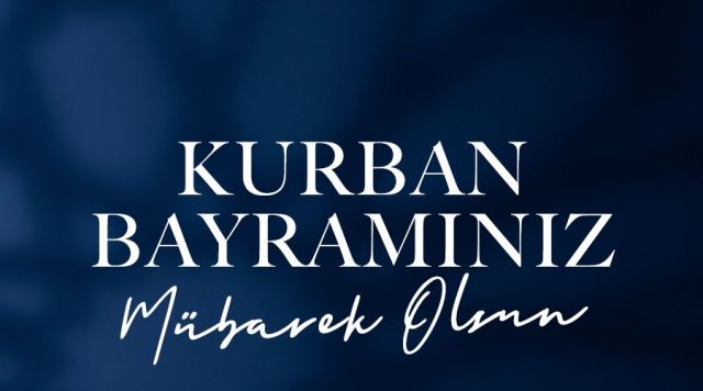Kurban bayramınız mübarek olsun.