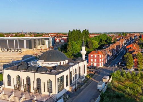 Roubaix'de Eyüp Sultan Camisi, Açık Kapı Günleri'nde ziyaretçi ağırlıyor.
